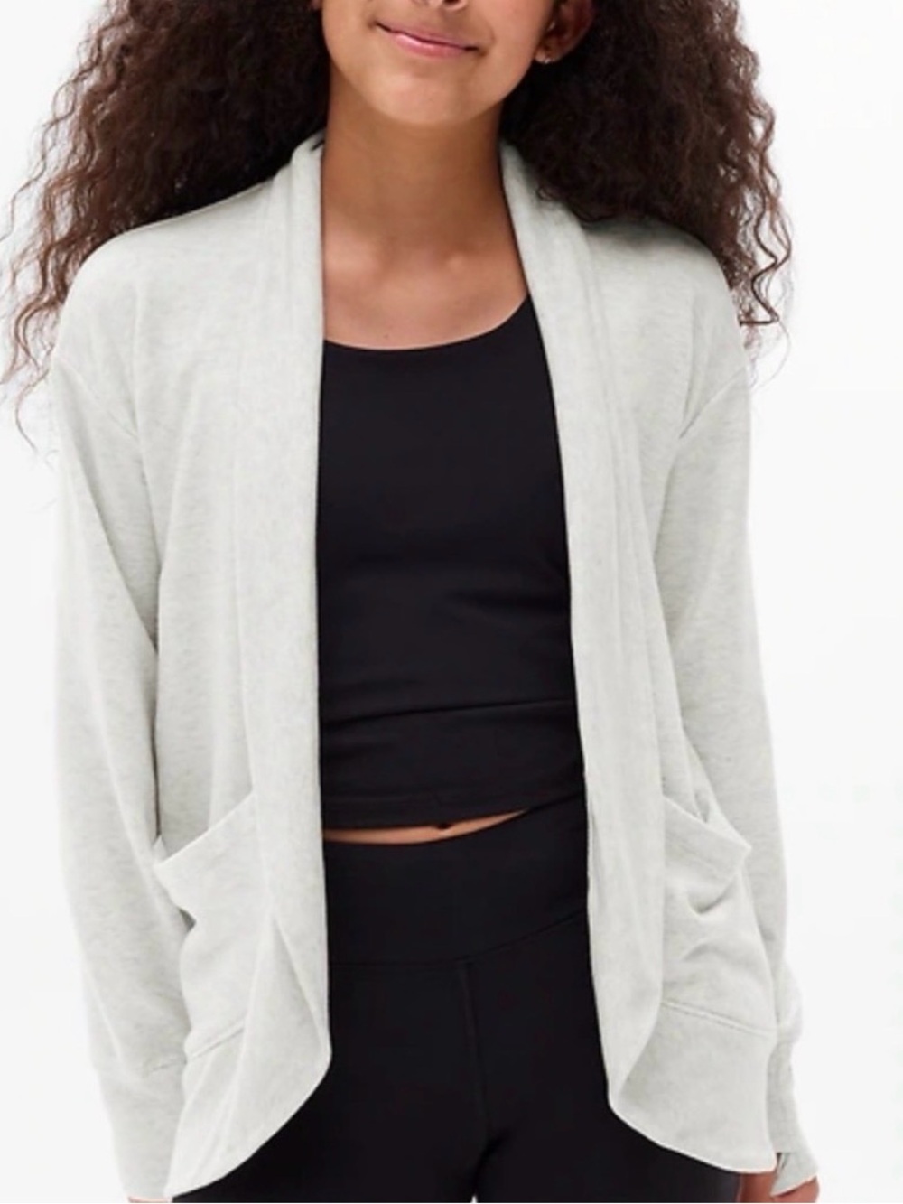 Athleta Girls Wrap N Roll Cardigan